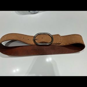 Nine West suede nappa leather belt